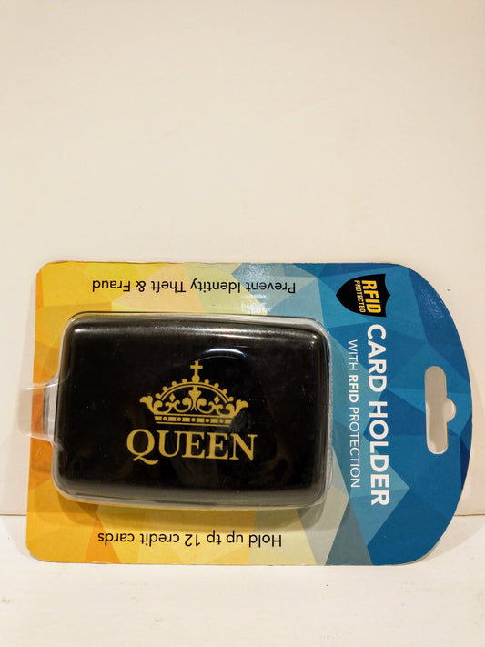 African American Queen Card Holder