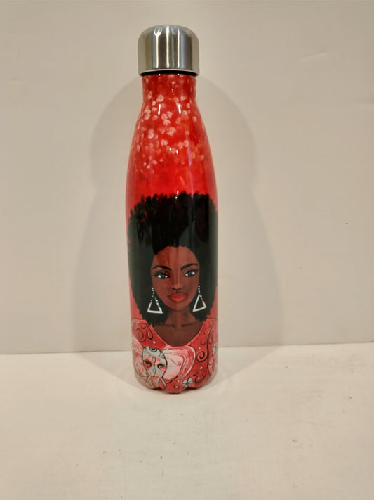 Delta Sigma Theta Inspired I Am Powerful Water Bottle