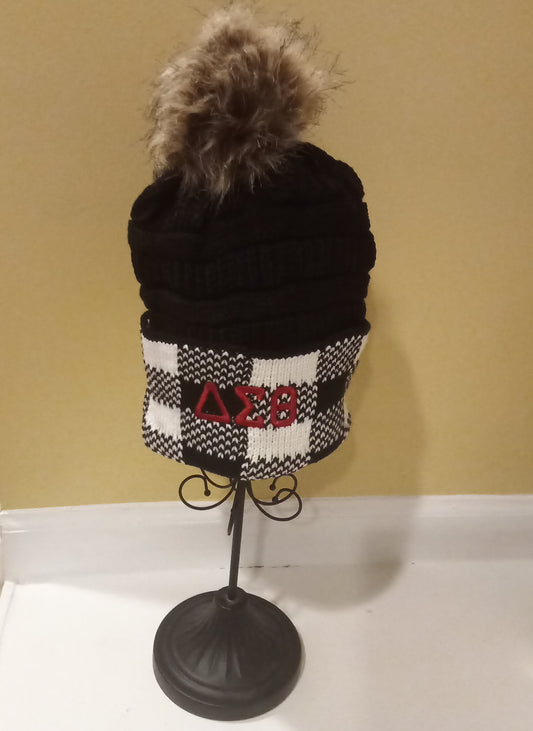 Delta Sigma Theta Pom Pom Beanie