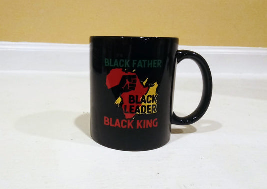 Black Father King Leader Coffee Cups Juneteenth